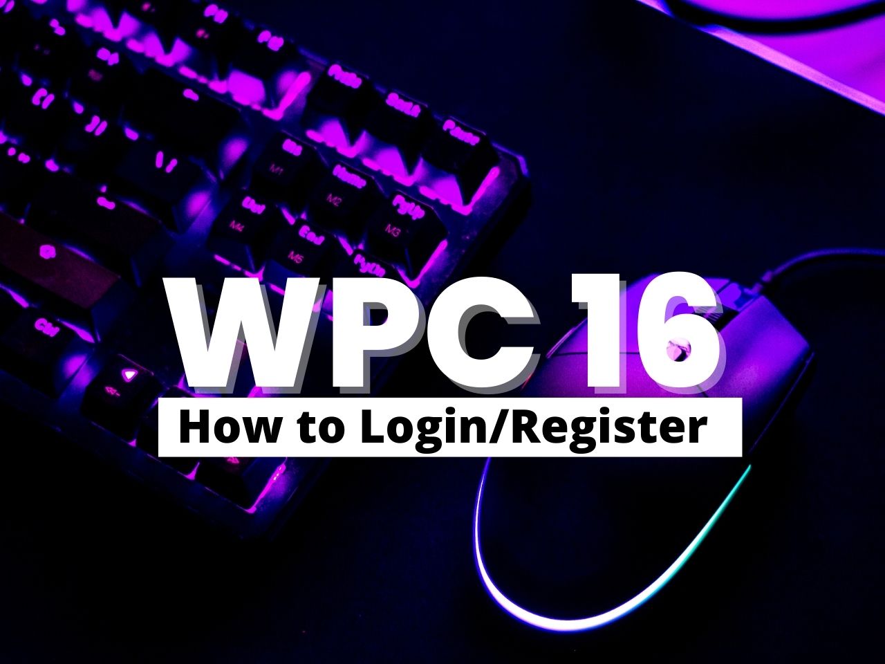 How to register on wpc16 dashboard ? Login, Signup Steps - India Darpan
