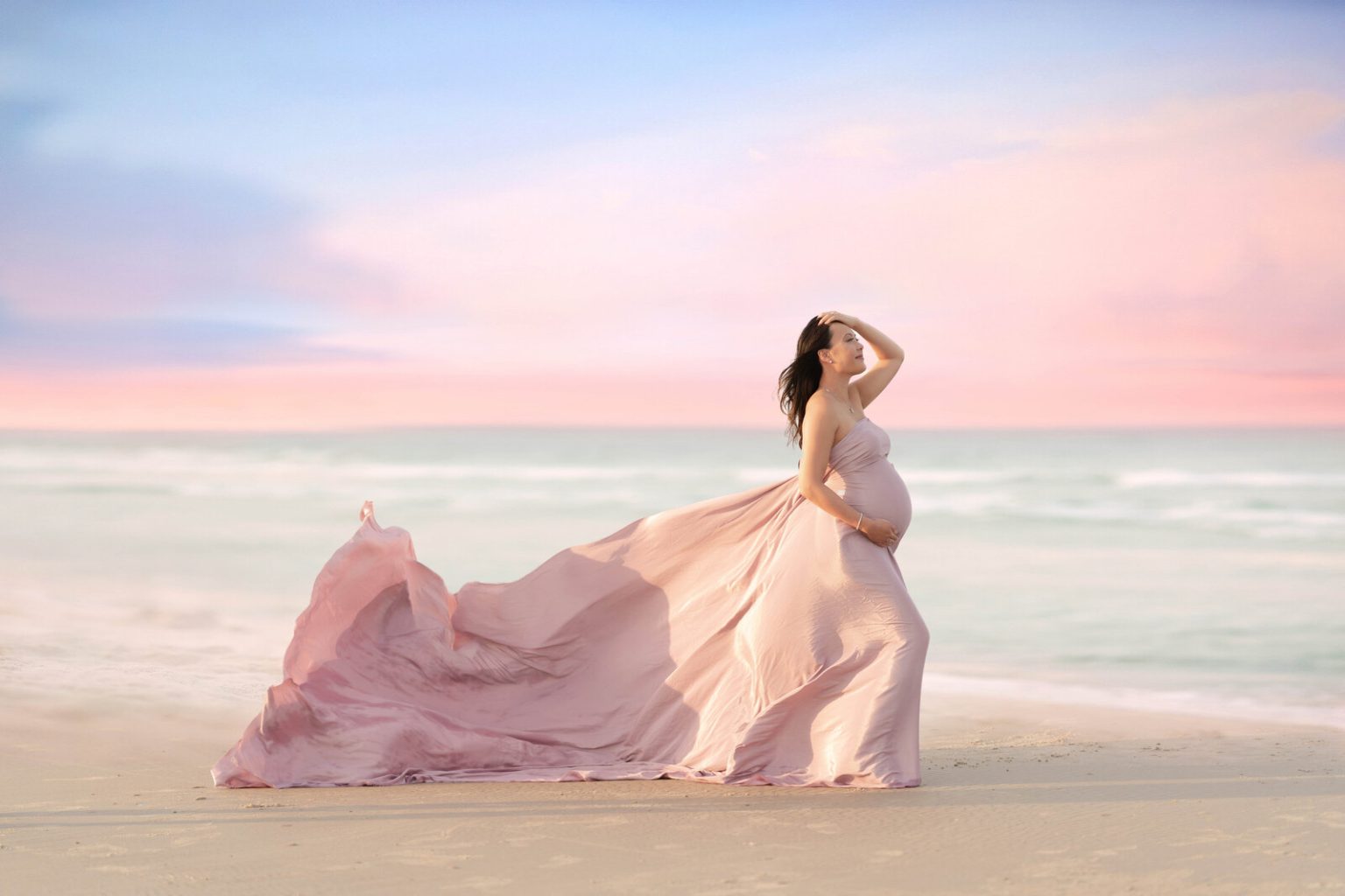 maternity photography for new mom and dad
