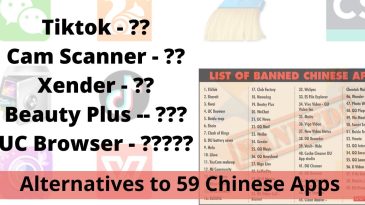 Alternatives to 59 Chinese Apps