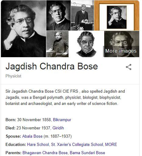 Jagadish Chandra Bose