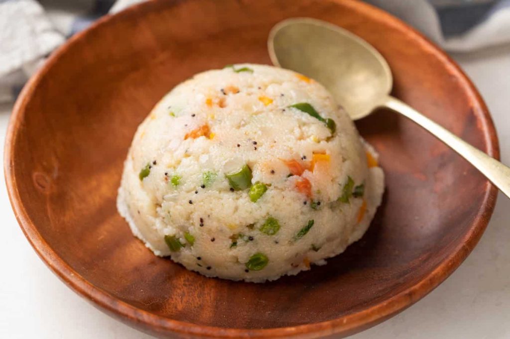Upma with Mixed Vegetables