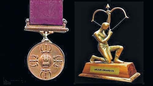 Rajiv Gandhi Khel Ratna ,  Arjuna Award 