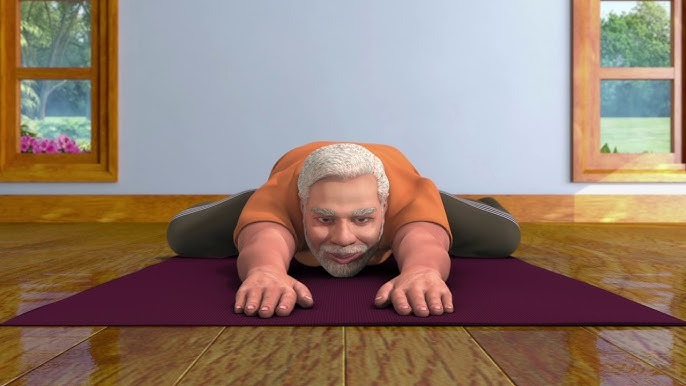 Shashankasana by PM Narendra Modi