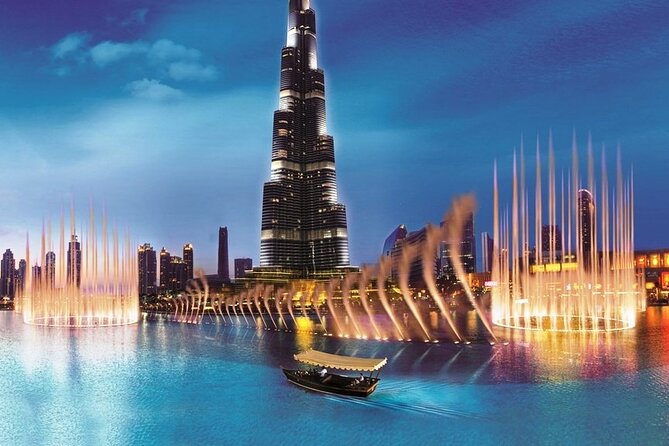 The Dubai Fountain and Burj Khalifa