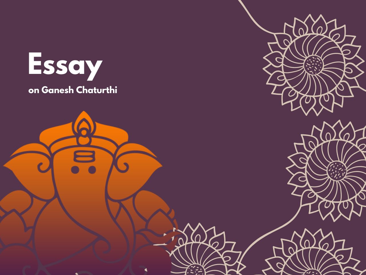 ganesh chaturthi essay in english for class 5